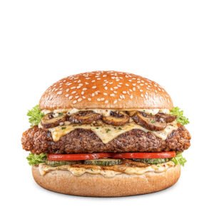 Beef Mushroom Burger